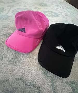 Adidas Women's Superlite Aeroready Cap Lot of 2 (Pink and Black)